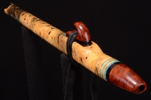 Buckeye Burl Native American Flute, Minor, Mid A-4, #G28G